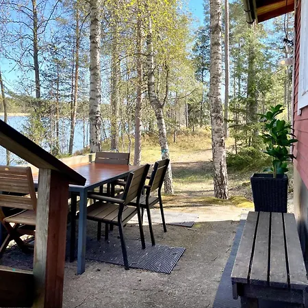 House In Beautiful Nature By The Sea Bay With Sauna & Bbq